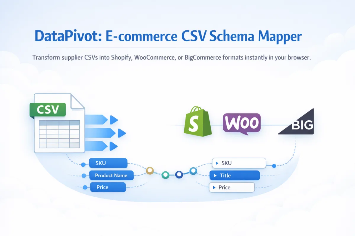 DataPivot: E-commerce CSV Schema Mapper