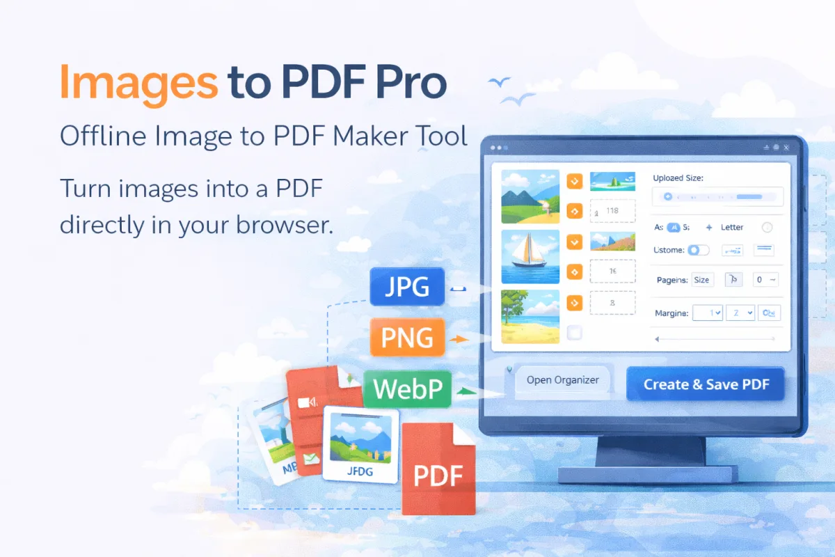 Images to PDF Pro: Offline Image to PDF Maker Tool