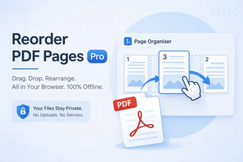 Reorder PDF Pages Pro: Offline Page Organizer Tool thumbnail