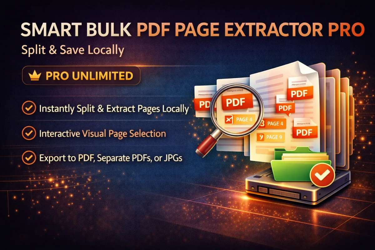 Smart Bulk PDF Page Extractor Pro: Split & Save Locally