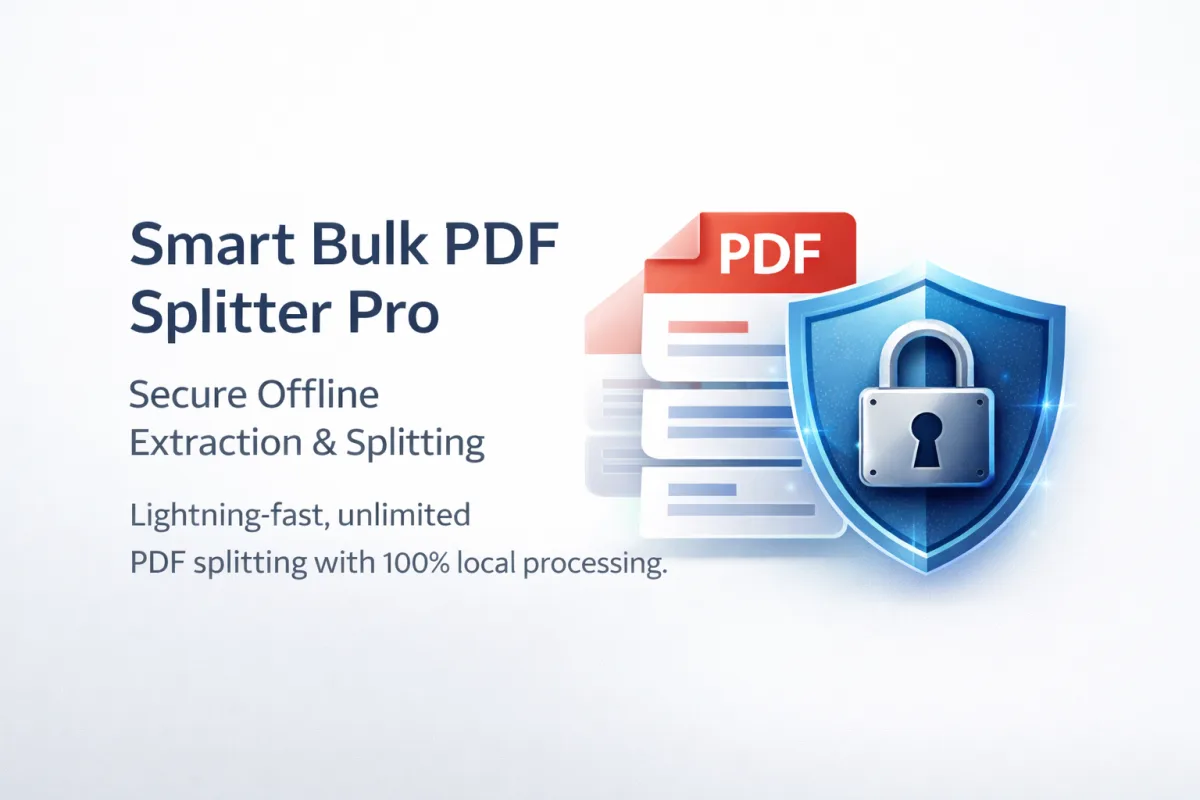 Smart Bulk PDF Splitter Pro: Secure Offline Extraction & Splitting